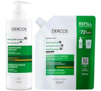 Vichy Dercos Technique Champú Anticaspa Cabello Seco 390 ml + Recarga