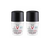 Vichy Homme Desodorante Antitranspirante Antimanchas 48h Roll-on 2x50ml