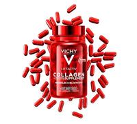 Vichy Liftactiv Suplemento de Colágeno para suavizar la apariencia de las arrugas, tonificar el cuerpo y reafirmar las uñas, para hombres y mujeres, 60 cápsulas.