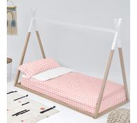 Vichy Saco nórdico 105x200 cm (Cama 105) Sin relleno Rosa