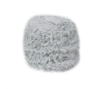 VICIYOO 2 Rollos de 200 g de Hilo de Pelo sintético Gris para Tejer y Hacer Crochet, Accesorios para Bufandas Hechos a Mano