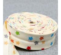 VICIYOO Cinta al bies Estampada de algodón de 25 mm, doblada, para tareas del hogar, confección de Ropa, Bricolaje, Hecha a Mano, 10 Metros