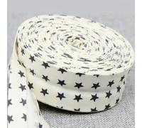 VICIYOO Cinta al bies Estampada de algodón de 25 mm, doblada, para tareas del hogar, confección de Ropa, Bricolaje, Hecha a Mano, 10 Metros