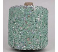 VICIYOO Hilo acrílico para Tejer a Mano de 50 g, Hilo de algodón y Lana para Crochet, Hilo de Lentejuelas para Tejer a Mano