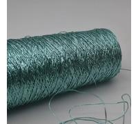 VICIYOO Hilo Brillante de 200 g para Bolsos de Crochet Hilo Plateado y Dorado Hilo metálico Hilo para Manualidades Hilo para Crochet