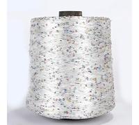 VICIYOO Hilo de Lentejuelas Con Purpurina de 500 g para Tejer a Mano, Crochet y Costura