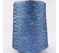 VICIYOO Hilo de Lentejuelas Con Purpurina de 500 g para Tejer a Mano, Crochet y Costura