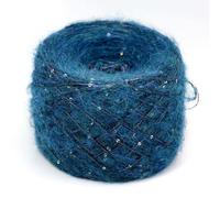 VICIYOO Ovillo de Lana de Mohair Brillante con Lentejuelas de 250 g para Tejer a Mano, Grueso, para Tejer a Ganchillo