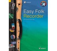 Vicki swan & jonny dyer : easy folk recorder - flute a bec soprano - recueil + cd