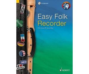 Vicki swan & jonny dyer : easy folk recorder - flute a bec soprano - recueil + cd