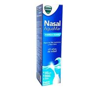 Vicks Spray Nasal AguaMar Fuerza Suave - Acción 3 en 1: Limpia, Elimina Mucosidad e Hidrata - Con Agua de Mar Isotónica y Aloe Vera- Apto a Partir de 0 Años - 120 ml