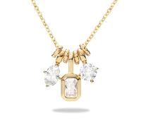 VICKWOOD 3Anhänger Halskette Damen 925 Silberkette 5A Zikonia 45cm in Emarald/Grün/Rot/Blau/Pink Ketten in Silber/Gold/Rosegold Schmuck Geschenk für Frauen, Medium, Plata esterlina, Circonia cúbica