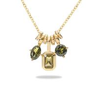 VICKWOOD 3Anhänger Halskette Damen 925 Silberkette 5A Zikonia 45cm in Emarald/Grün/Rot/Blau/Pink Ketten in Silber/Gold/Rosegold Schmuck Geschenk für Frauen, Medium, Plata esterlina, Circonia cúbica