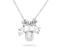 VICKWOOD 3Anhänger Halskette Damen 925 Silberkette 5A Zikonia 45cm in Emarald/Grün/Rot/Blau/Pink Ketten in Silber/Gold/Rosegold Schmuck Geschenk für Frauen, Medium, Plata esterlina, Circonia cúbica