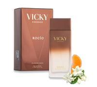 VICKY ESSENCE Rocío Gourmand Drops Eau de Parfum 100ml | Perfume Mujer Dulce Fresco | Mandarina Lavanda Vainilla Cacao