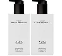 Vicky Martín Berrocal Alba Body Lotion 240ml - Leche Corporal Hidratante con Notas de Melocotón, Casis, Jazmín y Sándalo (Paquete de 2)