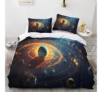 Vicky0415_Galaxy_Map_Eight_Planets_In_The_Universe_Chiaroscuro__41d8ad41-c3cc-46d0-a8bc-3ff40df7284a Juego De Ropa De Cama, Funda De Edredón con Funda De Almohada,Microfibra Suave Y Agradable Juego S