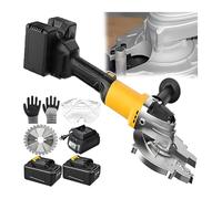 Vickyyy Corteléctrica para barras de acero con batería de 2000 w, diámetro de la hoja de 4, 3/5.7 pulgadas, motor de 2100 RPM y engranenfri, cortde de 5cm para barras de acero