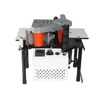 Vickyyy Encoladora de Cantos Portátil para Madera, Velocidad Ajustable 2-6m/min, Encolado de Doble Cara, Ancho 10-60mm, Espesor 0.3-3mm, Compatible con Contrachapado, PVC y ABS