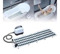 Vickyyy Surfing Massage Bath Mat, Non-Slip Bath Mat with Inflatable Pillow and Remote Control, 6 Speed Adjustment, Body Bubble Bath Machine for Relaxing Tense Muscles