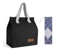 Vicloon Bolsa con Aislamiento Térmico para Comida, Bolsa Impermeable Térmica Porta Alimentos, Organizador del Almuerzo para Trabajo,Clase,Viajes,Salidas