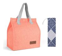 Vicloon Bolsa del Almuerzo,Bolsa con Aislamiento Térmico para Comida,Bolsa de Aislamiento Impermeable,Bolsa Térmica Porta Alimentos,Térmico Organizador del Almuerzo para Trabajo,Clase,Viajes,Salidas