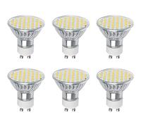 Vicloon Bombillas LED GU10,6PCS LED GU10 Lámpara 3W Equivalente a Bombillas Halógenas de 30W, 2700K Blanco Cálido GU10, 300LM, 120° Angulo de Haz, AC 220-240V, No-Regulable