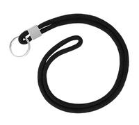 Vicloon Correa para Cuello Cordón Cuerda, Negro Llavero Cordón de Cuello Neck Lanyard Strap Llavero para Tarjeta de Estudiante, Tarjeta de Autobús y Badge Id Tarjeta