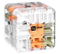 Vicloon Cubo de Laberinto 3D, Laberinto 3D Grande con Bola Rodante, Juguete Interactivo de Cubo Mágico, para Mejora La Lógica Espacial Y alivias El Estrés, Regalo para Adolescentes (01)