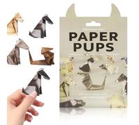Vicloon Kit de Animales de Origami 3D,50 Piezas DIY Paper Perro Craft Kit,Desk Decor,Fun Craft Activity,Creativo Origami Animal Papel Plegable para Adultos y Niños,Amantes de los Animales