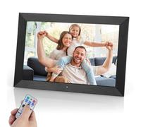 Vicloon Marco de Fotos Digital de 10.1 Pulgadas con Remoto, Marco de Fotos Electrónico, Admite 32 GB de Memoria, Pantalla IPS HD de 1280×800, Comparte Fotos Vídeos, Funciones de Calendario y Reloj