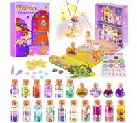 Vicloon Navidad Pociones Magicas para Niños,20 Piezas Kits de Pociones de Hadas,Kit de Pociones Misteriosas Botellas de Poción Mágica de Bruja,Juguetes Creativos de Regalo Niña 6-12 Años