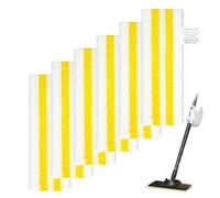 Vicloon Paño de Microfibra para Kärcher, 6 Piezas Boquilla Limpiadora de Vapor Paños Recambio Kit para EasyFix SC1 SC2 SC3 SC4 SC5, 34cm*12cm Almohadillas de Limpieza Suelos para Todo Tipo de Suelos