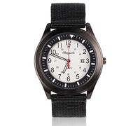 Vicloon Reloj para Hombre, Reloj de Cuarzo, Reloj de Pulsera, Calendario automático, Esfera analógica Minimalista, Banda de Tela de Lona, Reloj para Hombre, Reloj Impermeable Diario