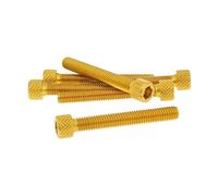 Vicma hexagonales Socket Screw Set - Anodized Aluminum Oro - 6 pcs - M6 x 45 - Styling