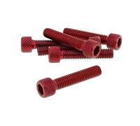 Vicma hexagonales Socket Screw Set - Anodized Aluminum Red - 6 pcs - M6 x 30 - Styling
