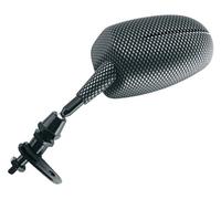 Vicma Juego Retrovisores Carbono. Ovalado F1, Plata