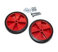 Vicma - Par de ruedas completas para estabiciclo llanta, color rojo