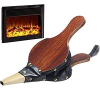 VICMAT Fuelle de madera para chimenea y parrilla, 30,5 x 12,5 cm, para barbacoa, fuego, fuelle de aire libre, cocina de picnic