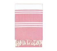 Vico Casa® Toalla de Playa 90x170cm de algodón, Rosa/Fouta de Playa, Piscina, Modelo Palau