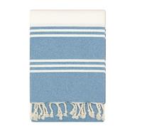 Vico Casa® Toalla de Playa 90x170cm de algodón, Turquesa/Fouta de Playa, Piscina, Modelo Palau