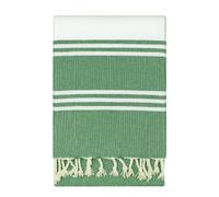Vico Casa® Toalla de Playa 90x170cm de algodón, Verde/Fouta de Playa, Piscina, Modelo Palau