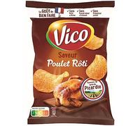 Vico Chips, sabor a pollo asado, 125 g