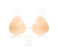 VicSec Sujetador Invisible Sujetador Adhesivo Push Up de Silicona Espalda Descubierta y Sin Tirante Brasier Reutilizable para Vestido de Boda Noche (FR/ES, Letras, S, Regular, Regular, Beige)