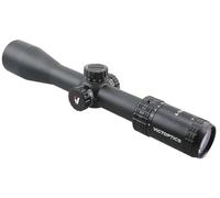 Vict Optics Visor S4 4-16x44 SFP, Retícula MDL, Enfoque Lateral, Torretas Bloqueables, Negro. Exclusivo para Airsoft. Anillas para Rail Picatinny de 20 mm