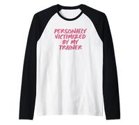 Víctima Personal De Mi Entrenador Camiseta Manga Raglan