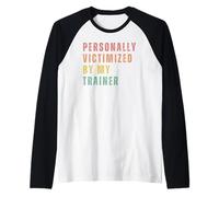 Víctima Personal De Mi Entrenador Camiseta Manga Raglan