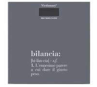 Victionary - Báscula digital de cristal templado, color antracita