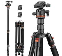 Victiv 194cm Tripode Camara, Tripode para Movil Alto de Viaje Compacto de Premium Aluminio, Trípode Cámara Reflex para Canon Nikon Sony Admite Fotografía Panorámica de 360°