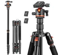 Victiv 198 cm Tripode Camara para Sony Canon Nikon, Tripode para Movil Alto de Viaje Compacto de Aluminio, Trípode Cámara Reflex Fotografia Panorámico 360° Carga Máxima 8kg